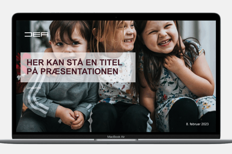 Design af PowerPoint til Tænketanken Dea 2025
